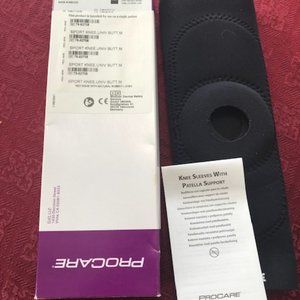 Procare Knee Compression Sleeve Size Medium Model 79-82705 New in Box